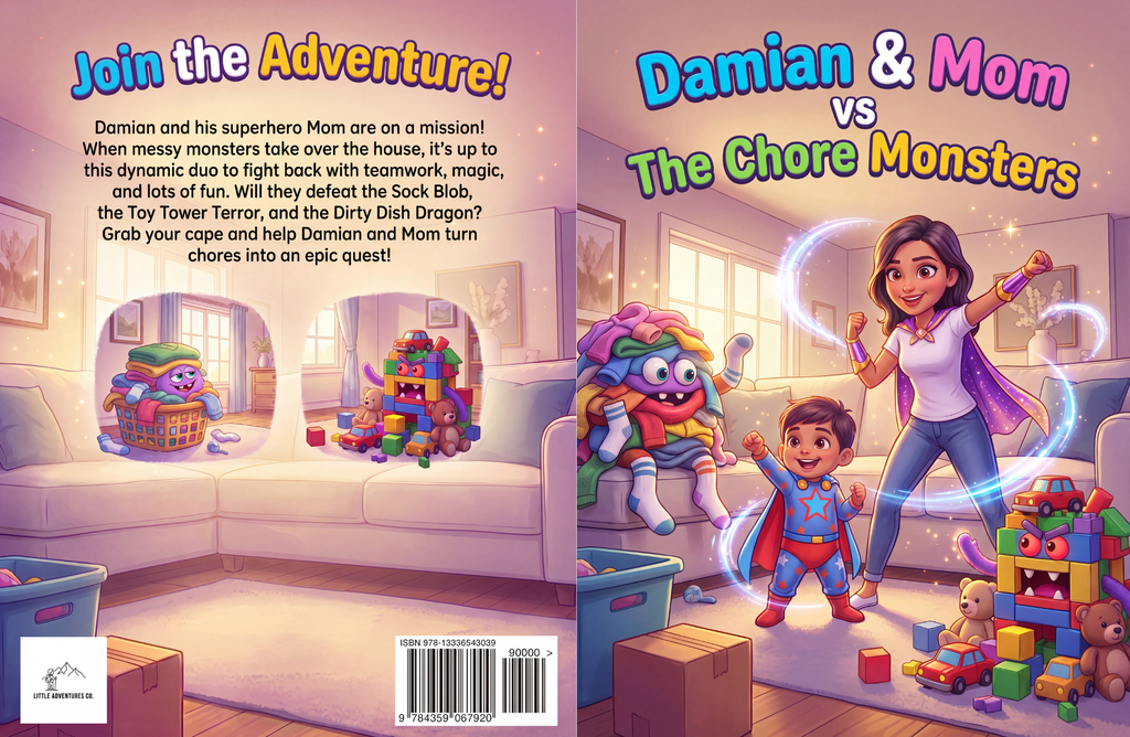 Kids Cleanup Time Hero — Personalized Hero Book