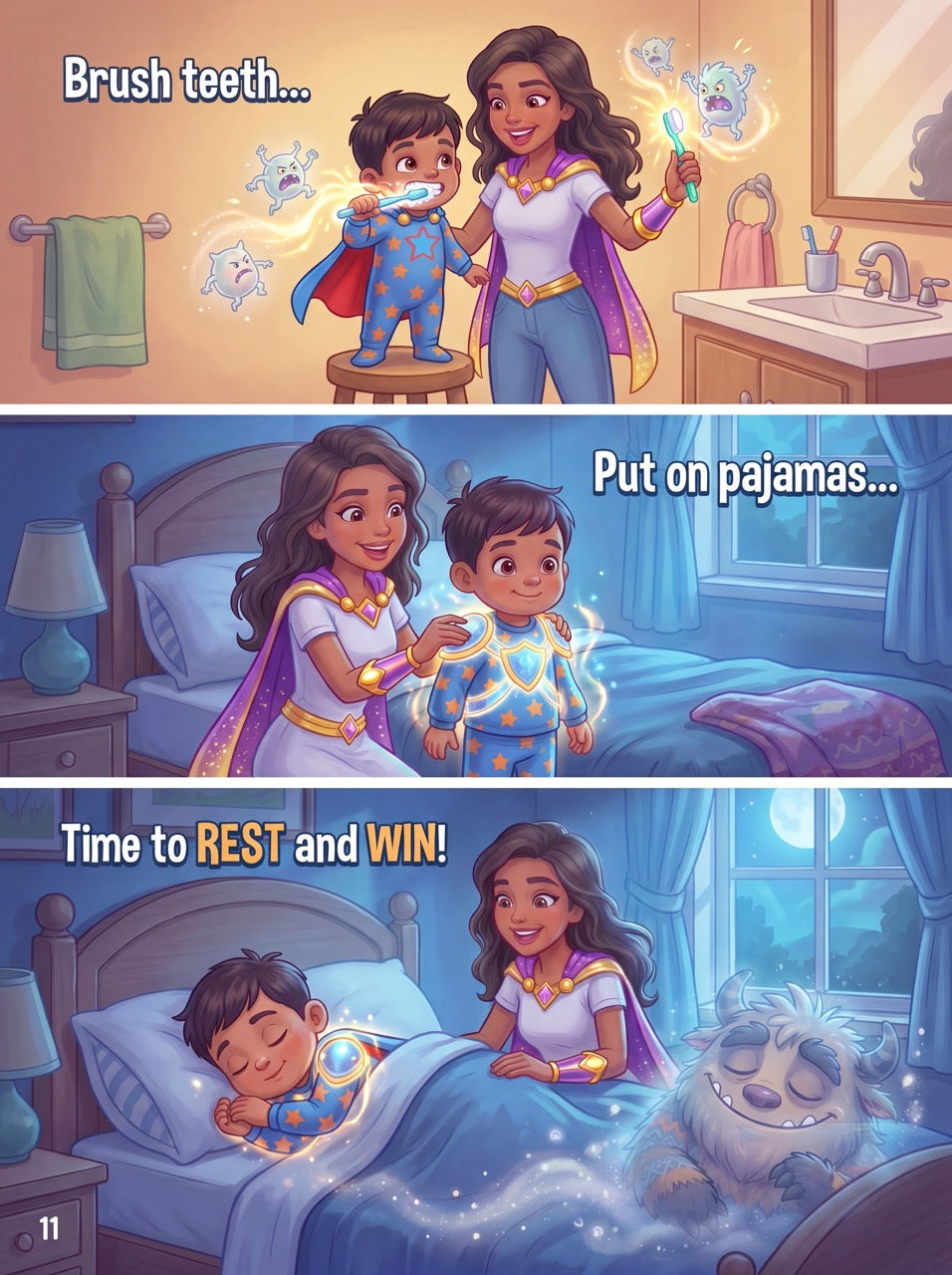 Kids Cleanup Time Hero — Personalized Hero Book
