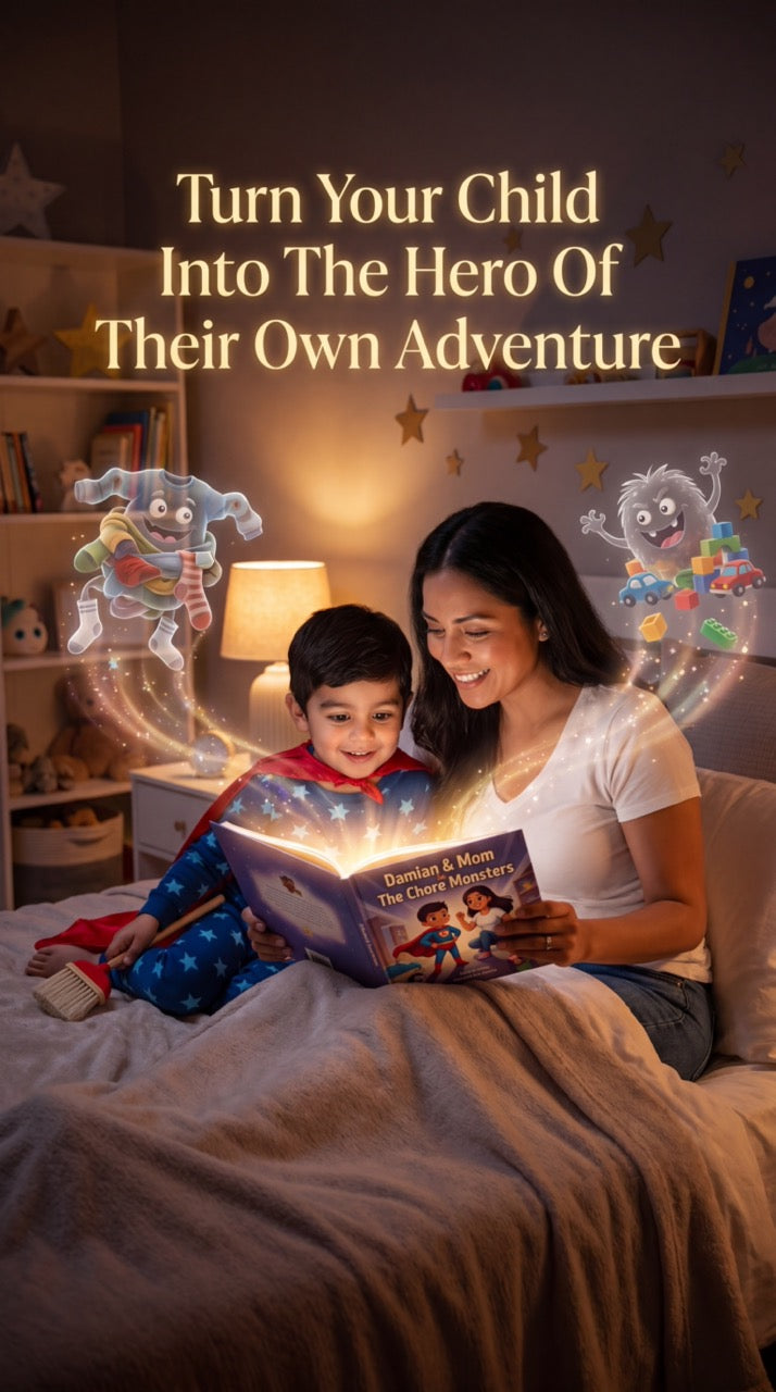 Kids Cleanup Time Hero — Personalized Hero Book